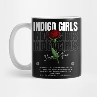 Indigo Girls // Flower Mug